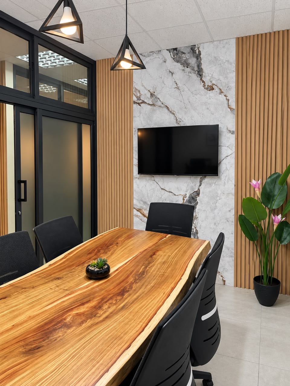 The boardroom at the ZETA & Co office
