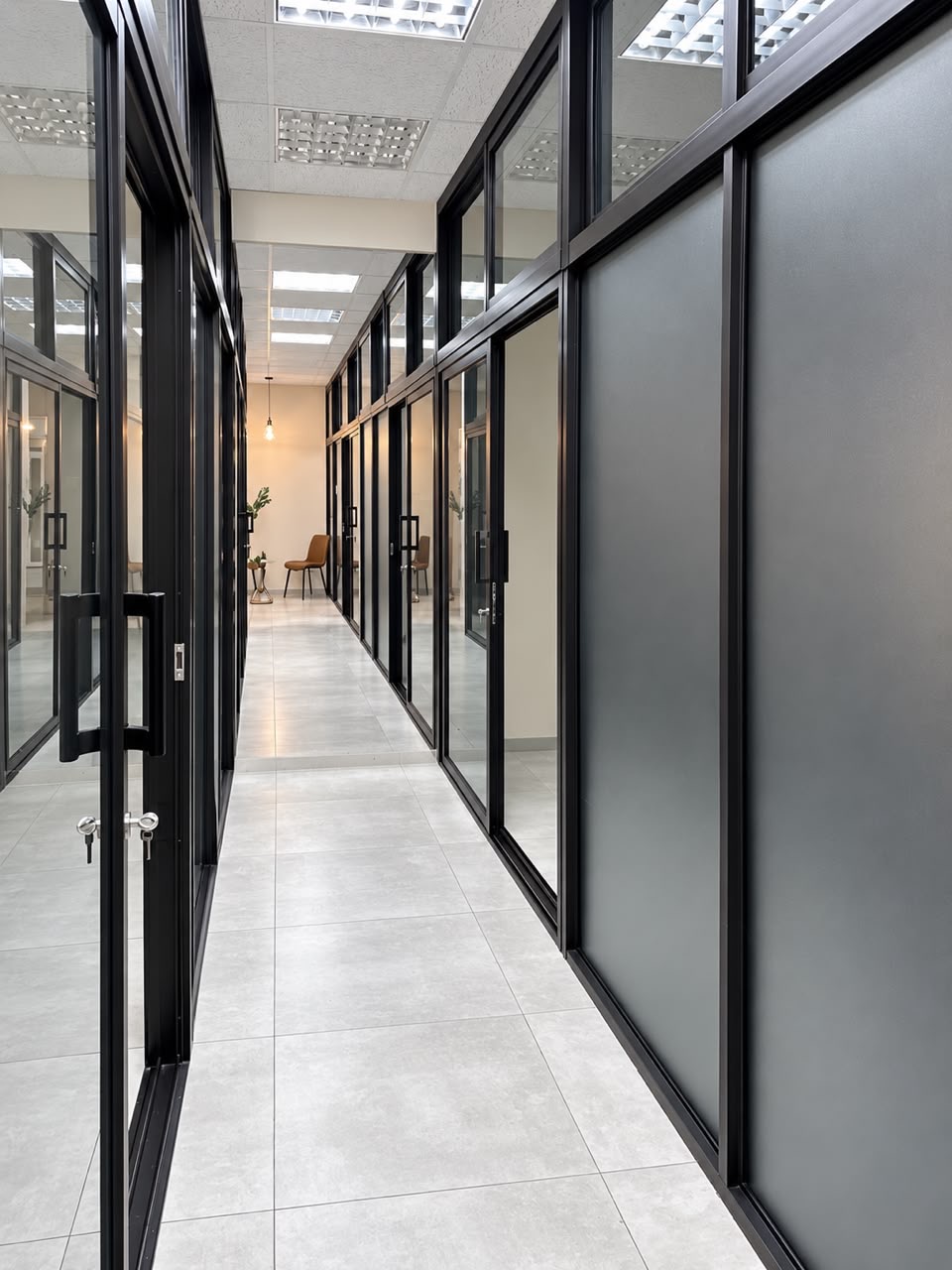 The office corridor at ZETA & Co Legal Practitioners
